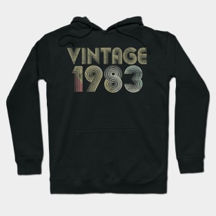 36th Birthday Gift Vintage 1983 Hoodie